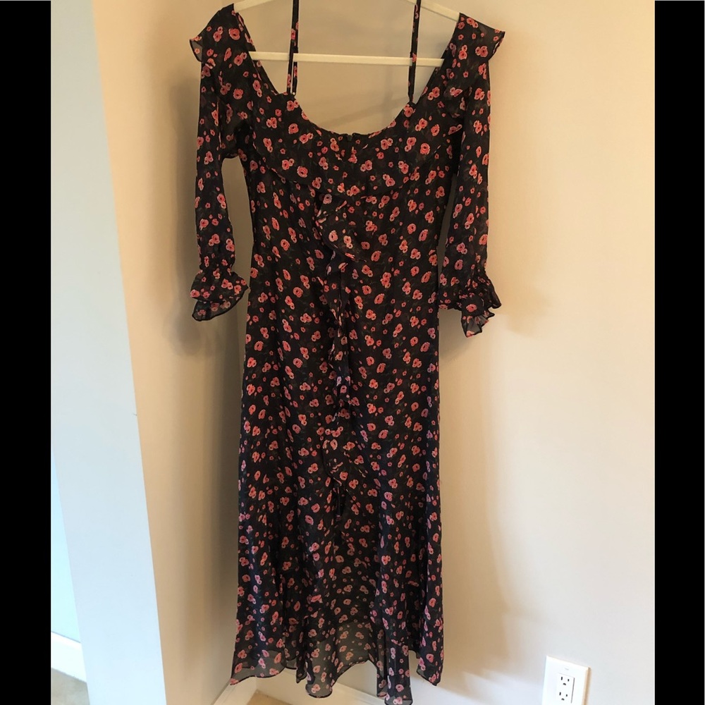 Intermix Cold Shoulder Dress - Picture 2 of 5
